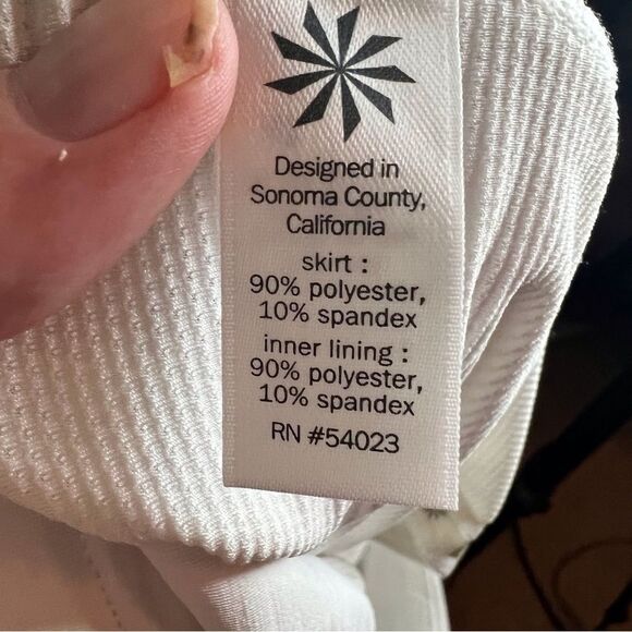 Athleta Tennis Skirt, Size Sm. Shorts Under. Back Pocket. Great Condition. - Picture 8 of 9